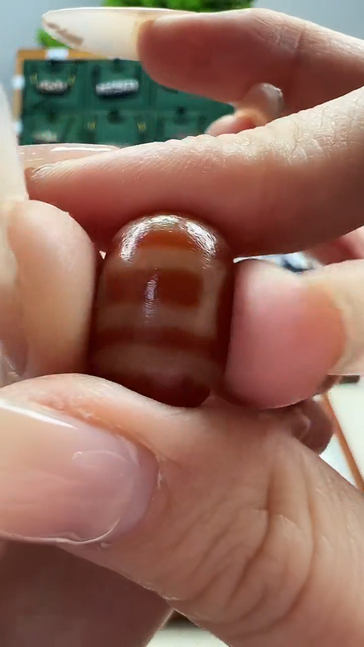 玛瑙/玉髓（覆膜）颈饰未镶嵌114（微瑕）