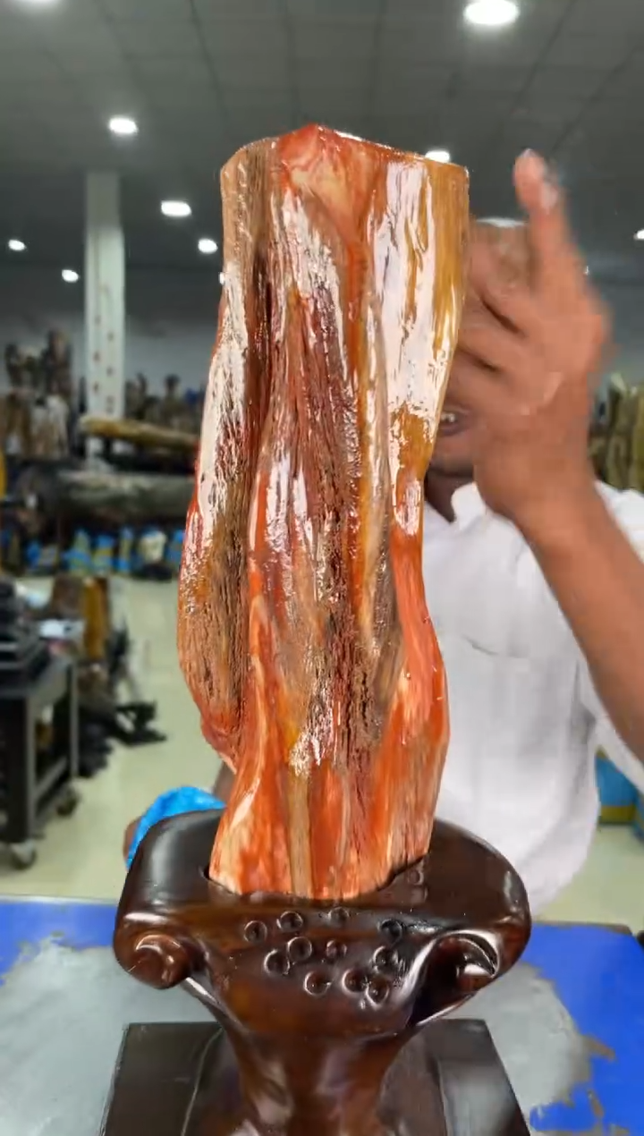 【闪购商品】硅化玉摆件未镶嵌66
