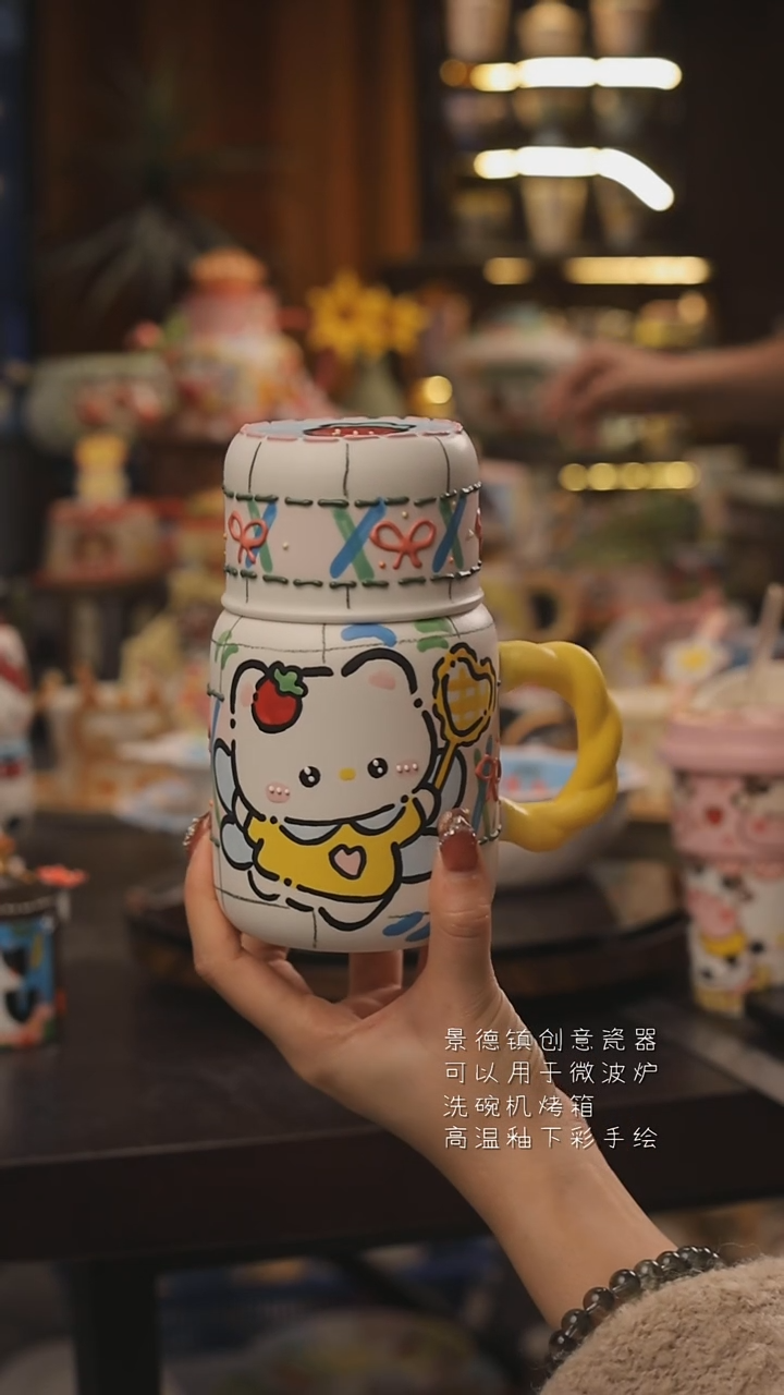 景德镇釉下彩绘设计师款式陶瓷