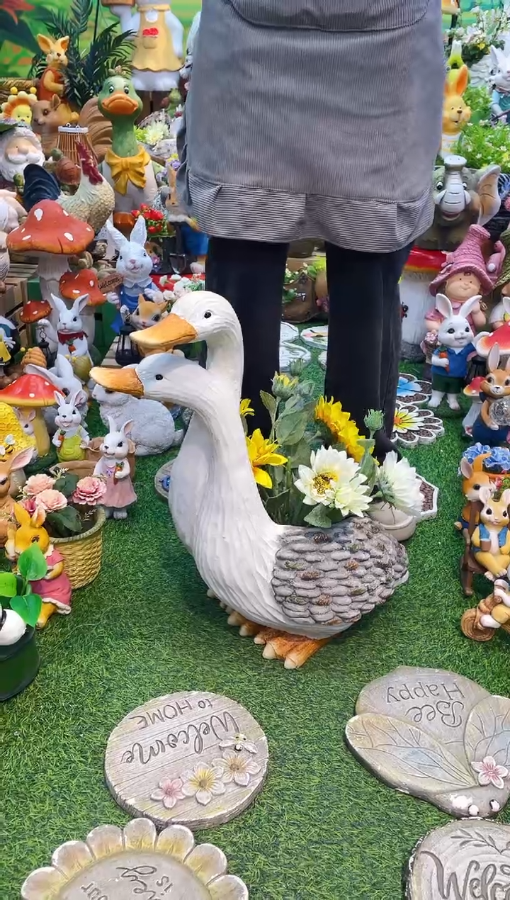 【闪购商品】红陶花园庭院摆件&000&