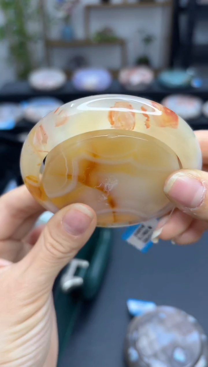 【闪购商品】石英质玉手镯未镶嵌A57(59圈赠送镯心)