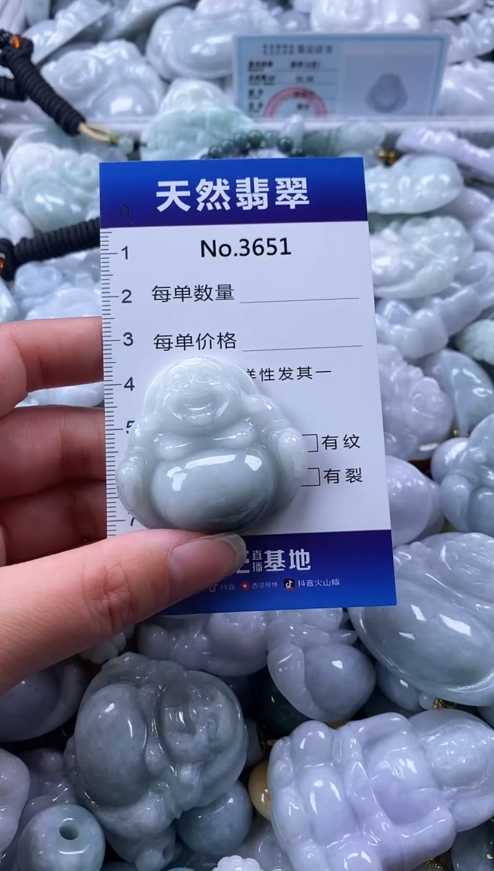 翡翠未镶嵌颈饰缅甸A货翡翠3651