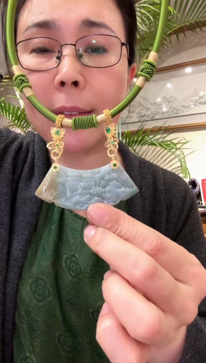 【闪购商品】翡翠颈饰未镶嵌国风