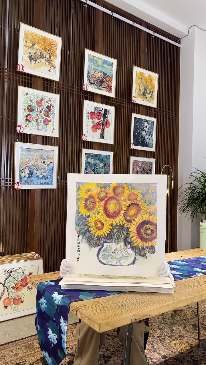 版画耿玉琨名章限量版画S