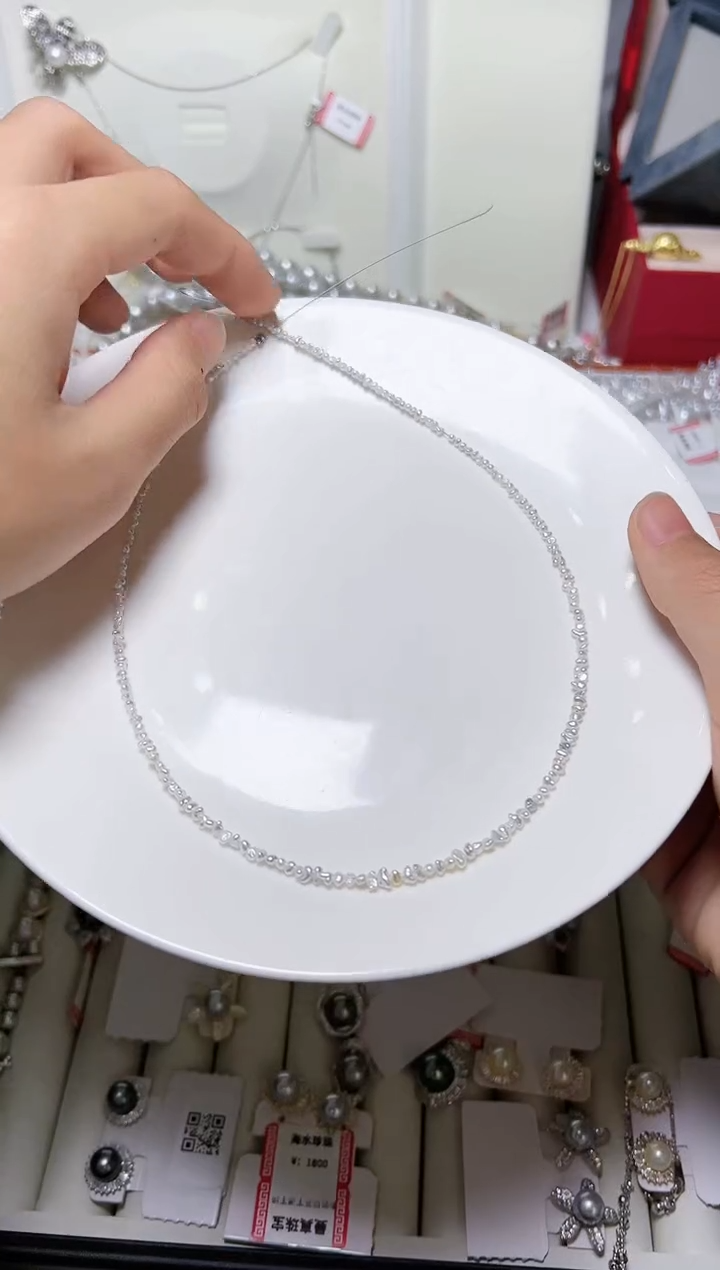 【闪购商品】海水珍珠颈饰银S925镶嵌765