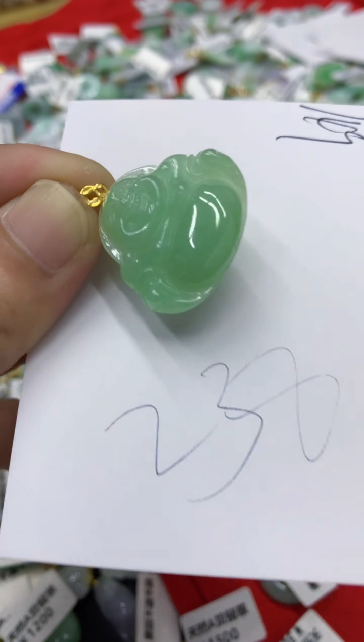 【闪购商品】翡翠18K金镶嵌颈饰翡翠