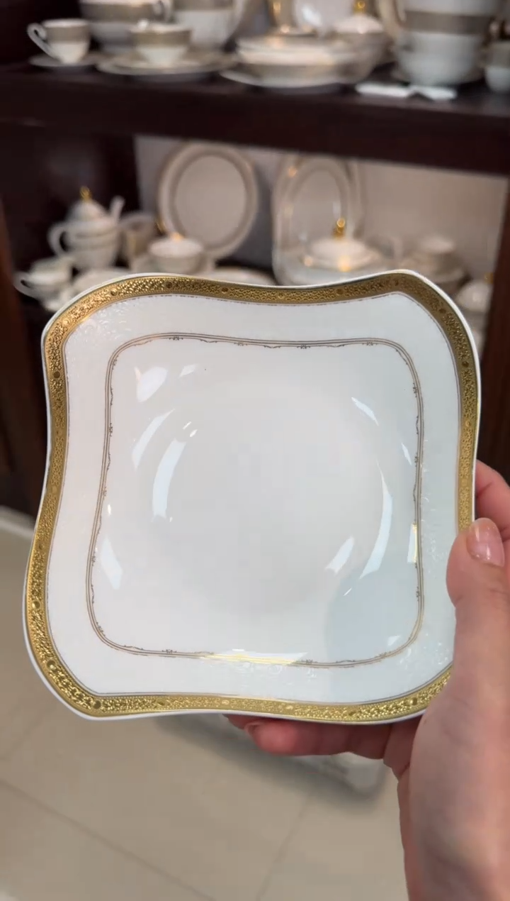 【闪购商品】瓷片6寸方形沙拉碗2个  福利价