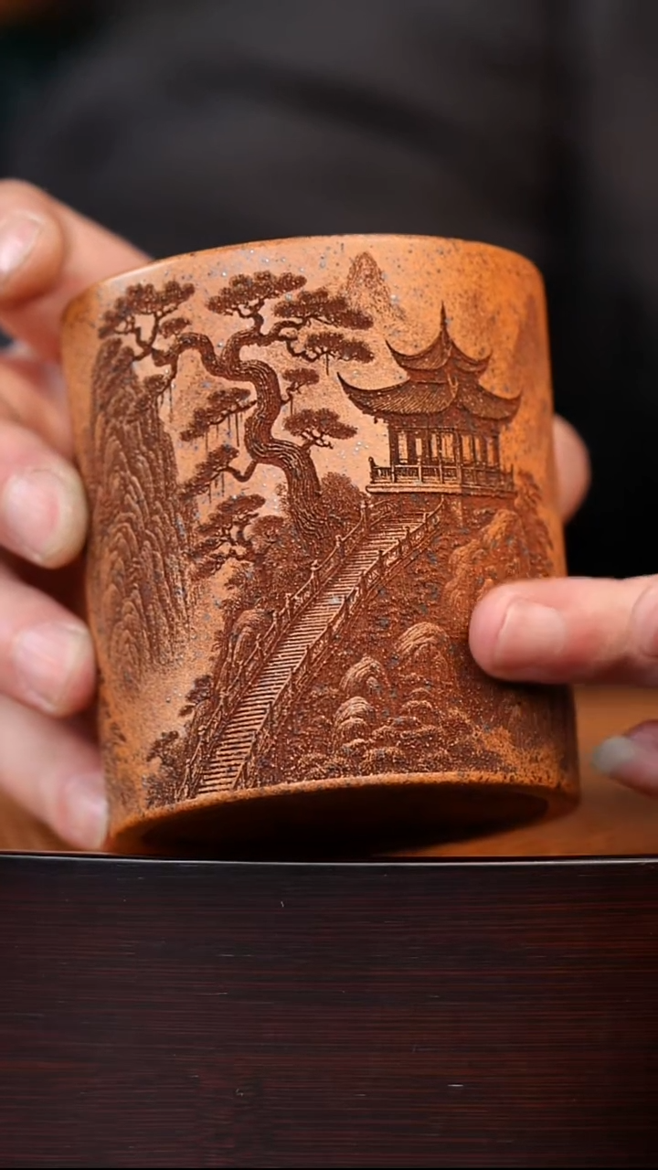 茶杯紫砂宜兴全手工紫砂杯