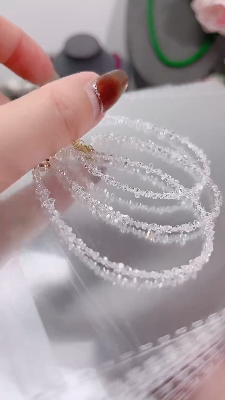 银S925镶嵌手链钻石白碎99