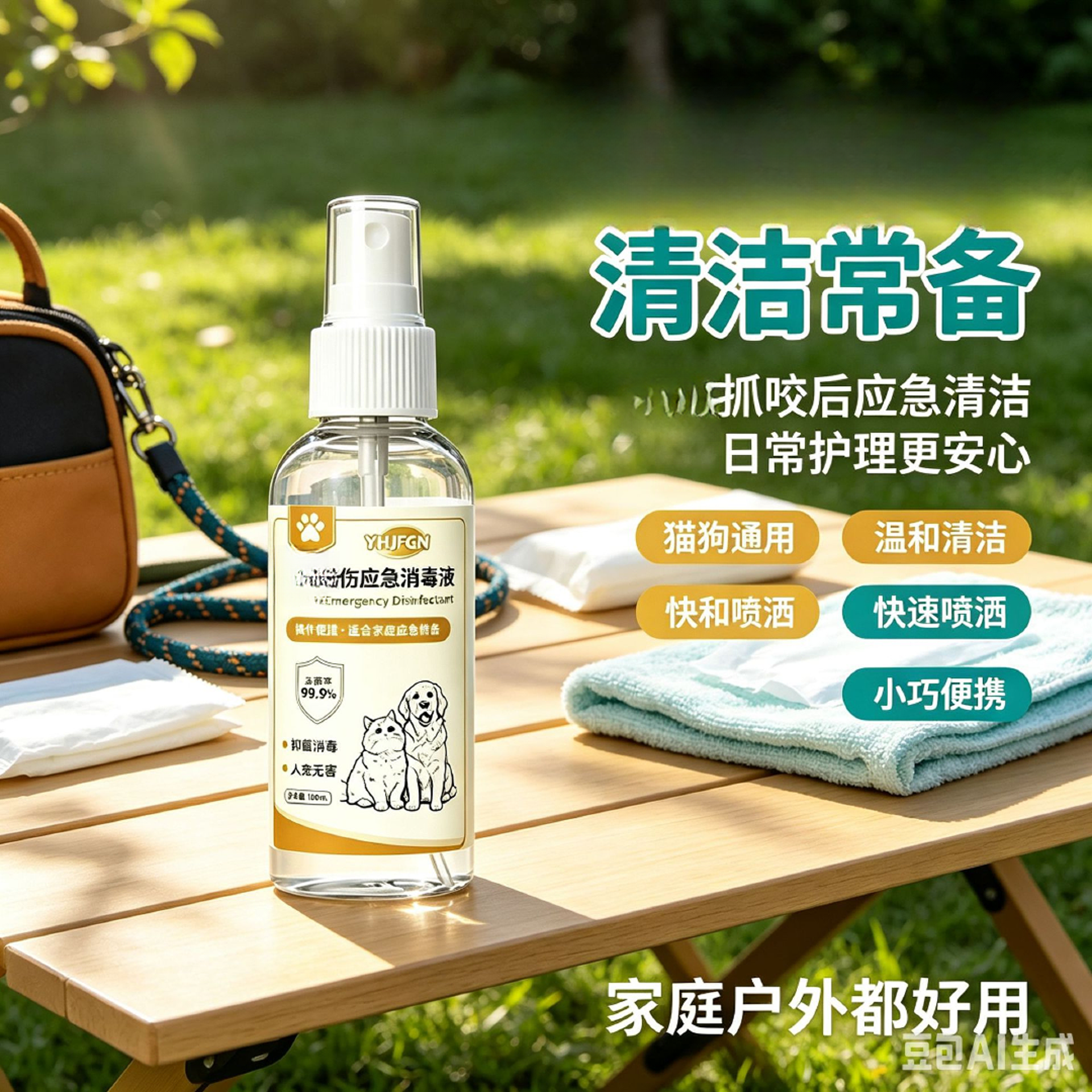 【官方正品】消毒喷雾杀菌消毒液喷剂宠物动物猫狗抓挠咬狂犬灭