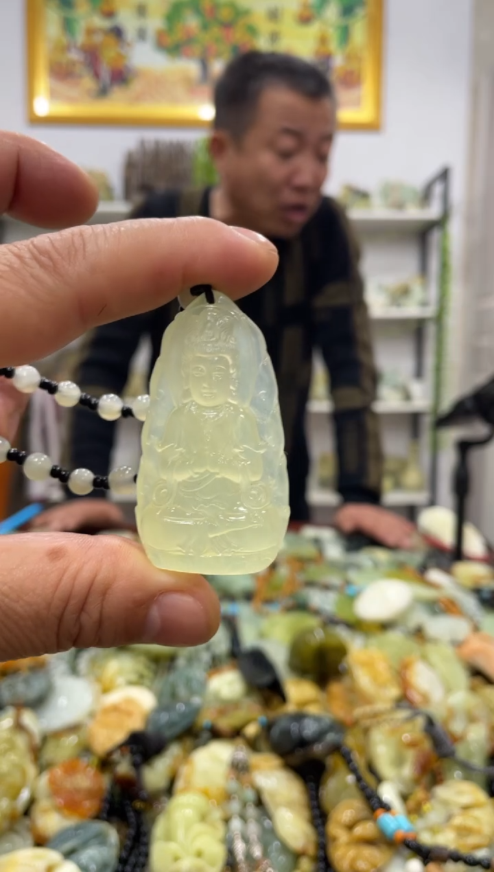 【闪购商品】岫玉吊坠未镶嵌        