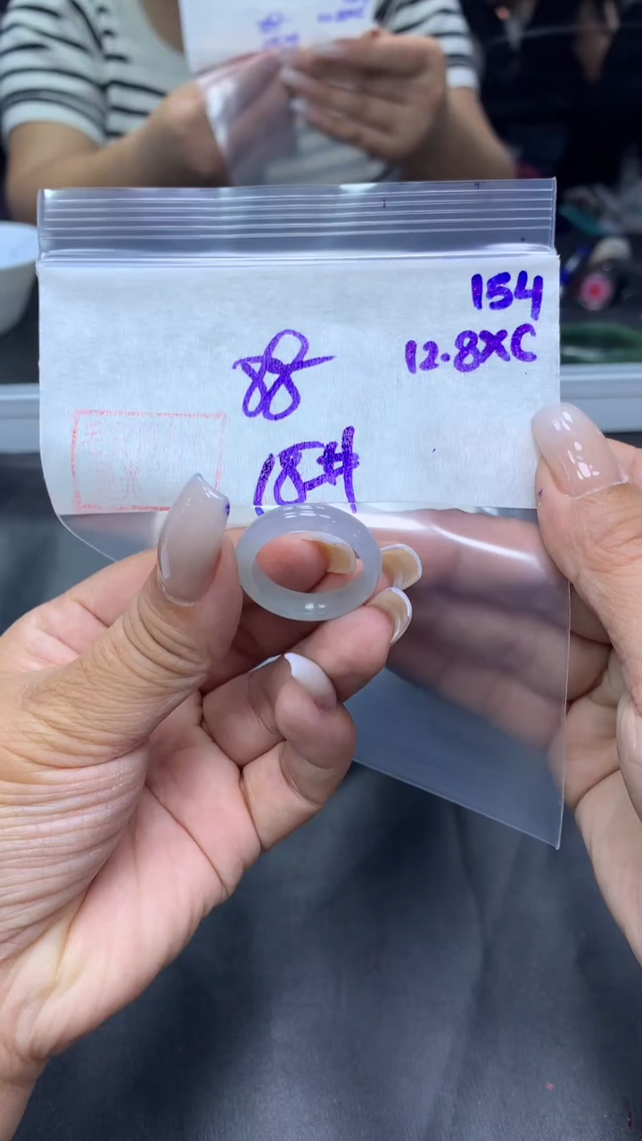 未镶嵌定制翡翠154戒圈18+88元+拍一发一