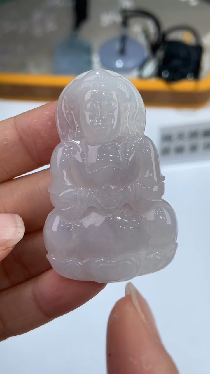 【闪购商品】翡翠挂件未镶嵌2208436/Y/观音多样性一件发