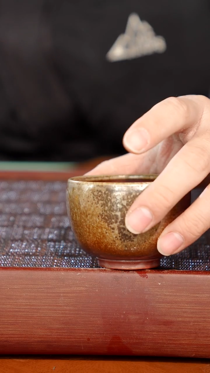 陶瓷奢瓷/瑞寅柴烧茶器（杯子）107微瑕