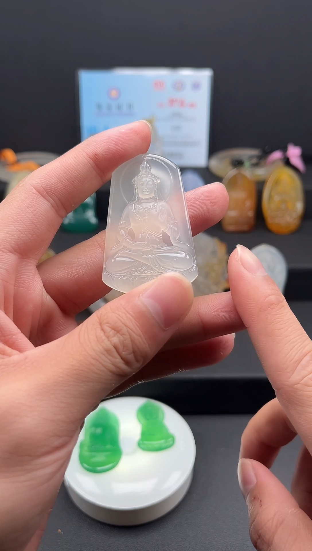 未镶嵌颈饰玛瑙/玉髓天然珠宝 一物一证