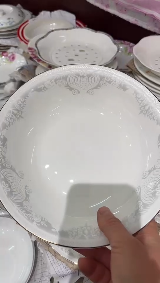 骨瓷2个汤盘玉瑶