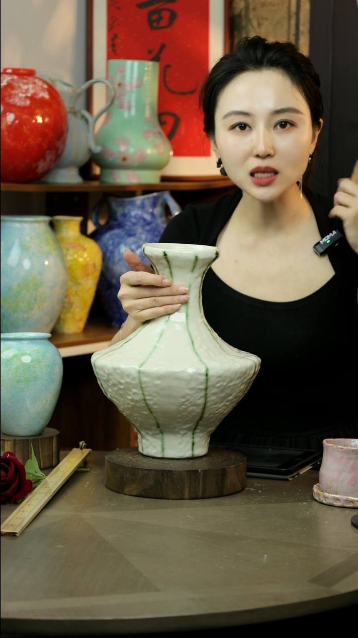 陶瓷景德镇设计师款极素1花器