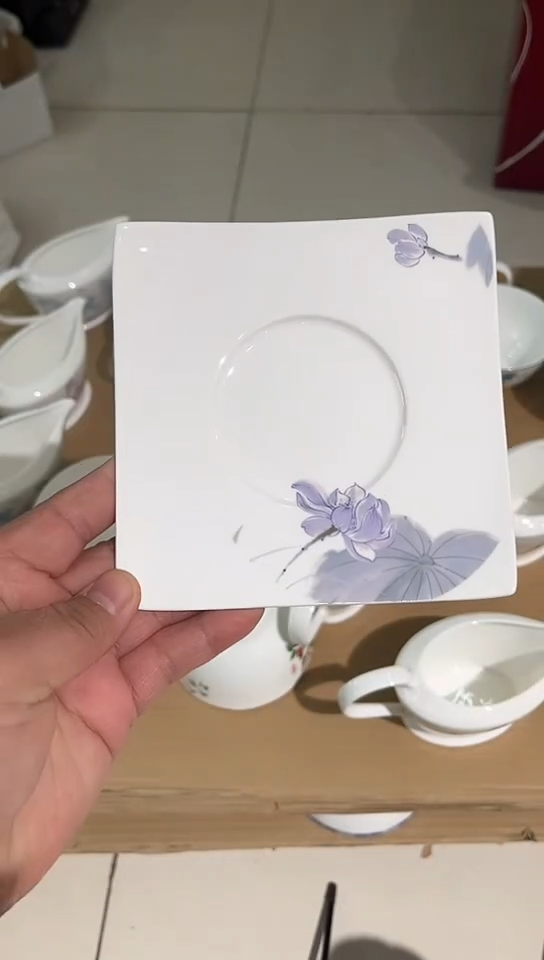 瓷1个碟子隆达骨瓷