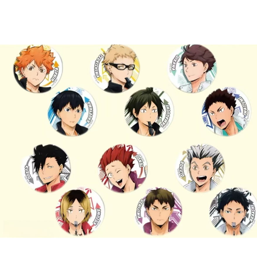 【月见谷屋】排球少年购买部 吧唧徽章 日谷现货 盲盒代拆