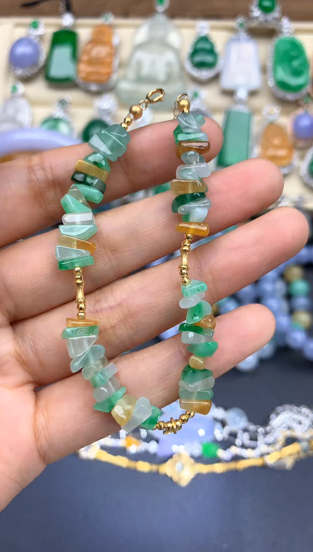 未镶嵌手链翡翠319-春日珠宝