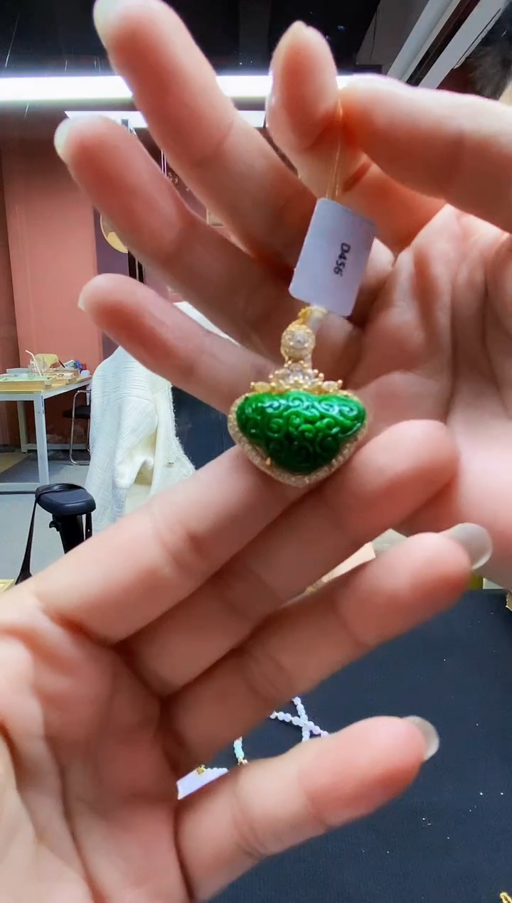 颈饰未镶嵌翡翠翡翠吊坠