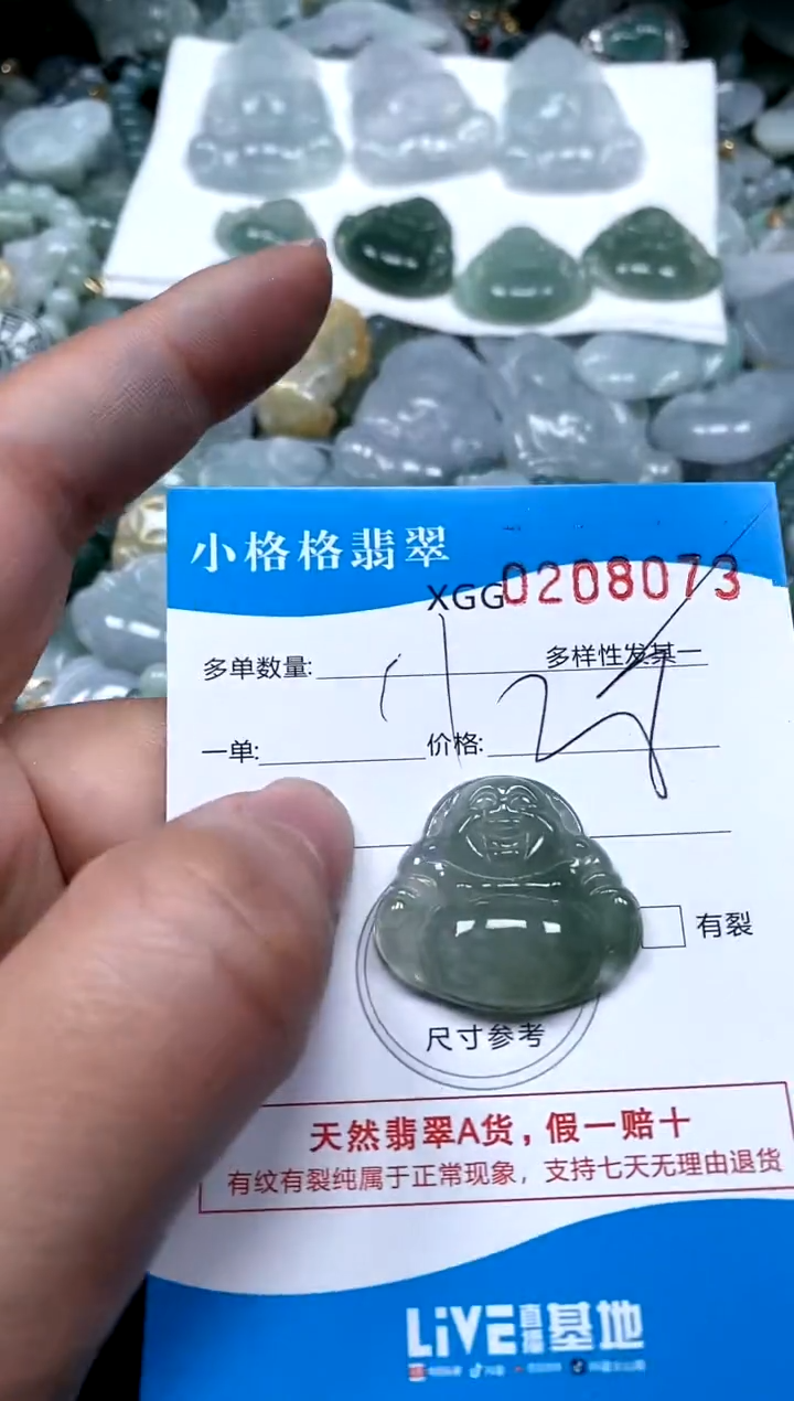 【闪购商品】翡翠颈饰未镶嵌闪购商品0208073