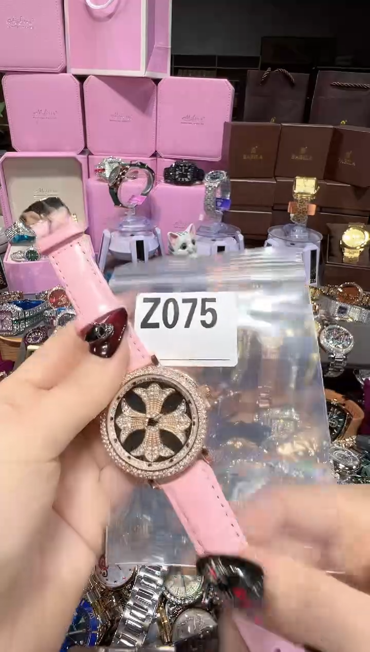 石英机芯不锈钢不锈钢直播定闪专用