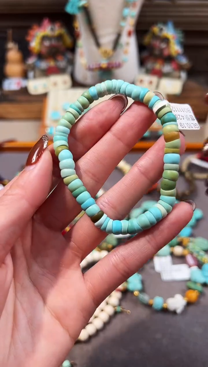 未镶嵌绿松石手链绿松石手链