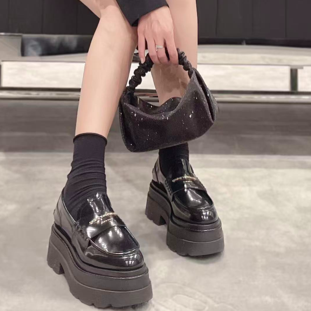 未使用 ALEXANDER WANG 厚底乐福鞋