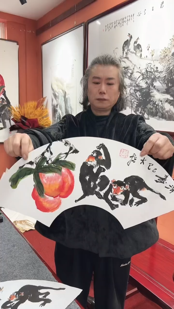国画周大拙/国画/花鸟