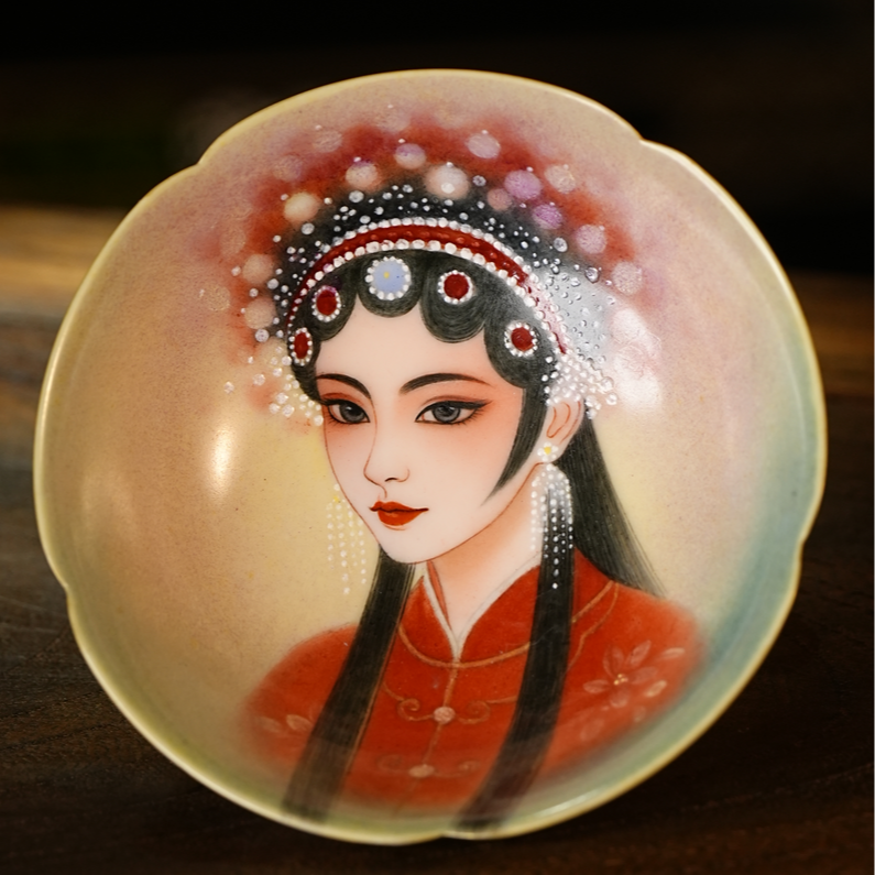 艾俊-国风花旦杯（外黑地水仙）-A