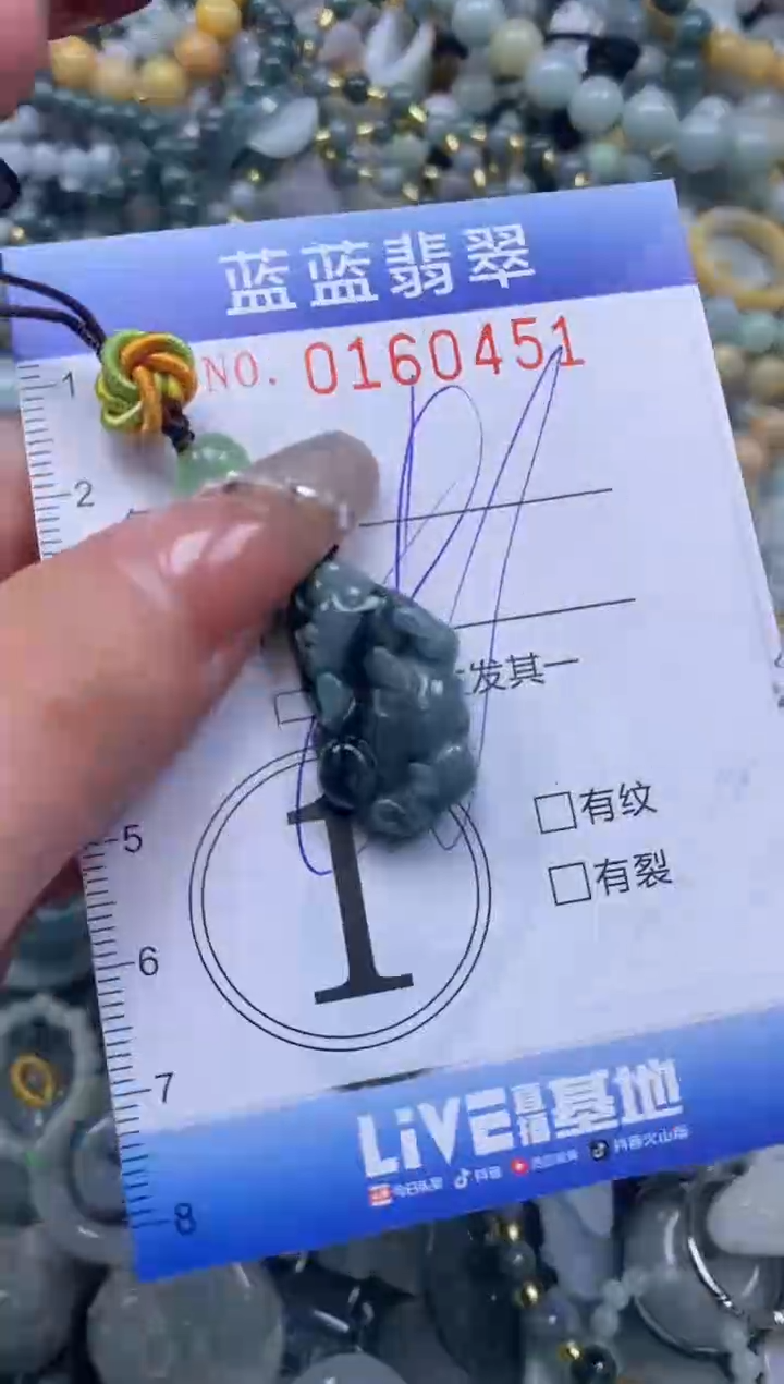 【闪购商品】翡翠颈饰未镶嵌闪购0160451多样性发其一