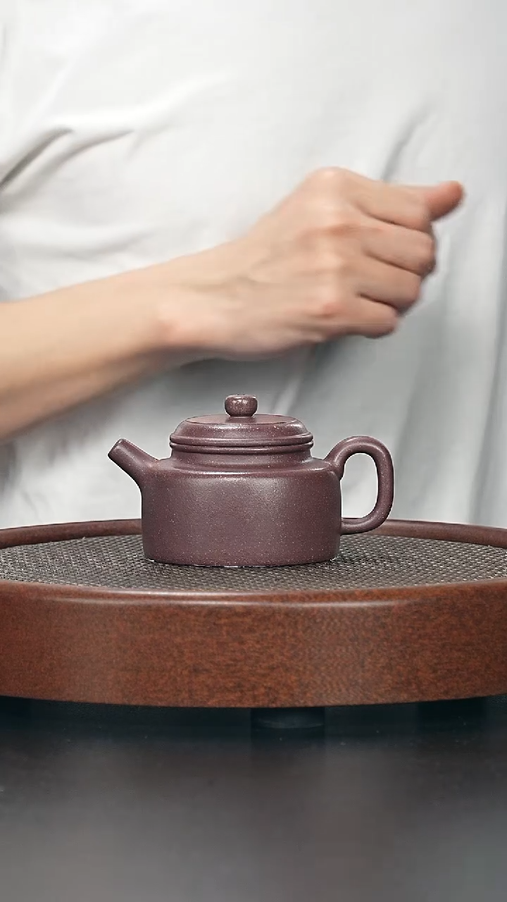 茶壶紫砂德中-千禧紫泥-全手工无添加