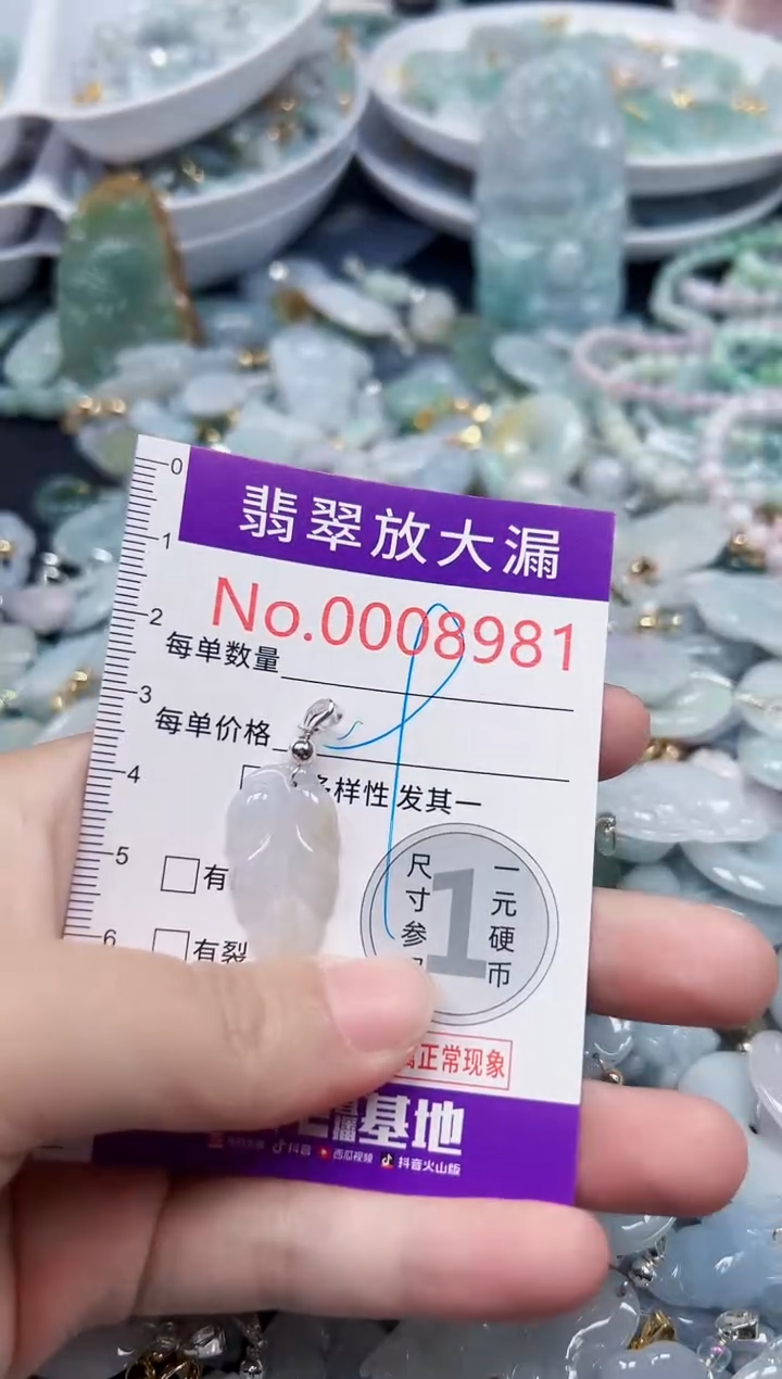 颈饰未镶嵌翡翠8981