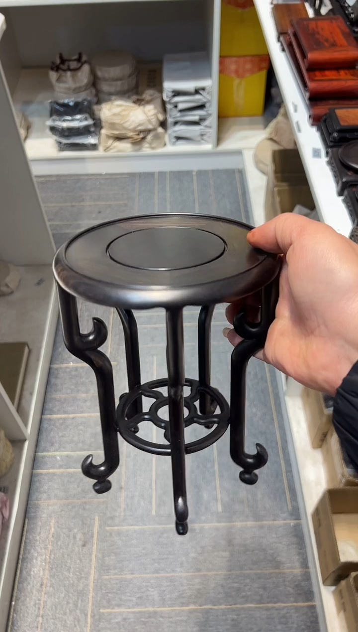 【闪购商品】黑酸枝木类端景台工艺品底座