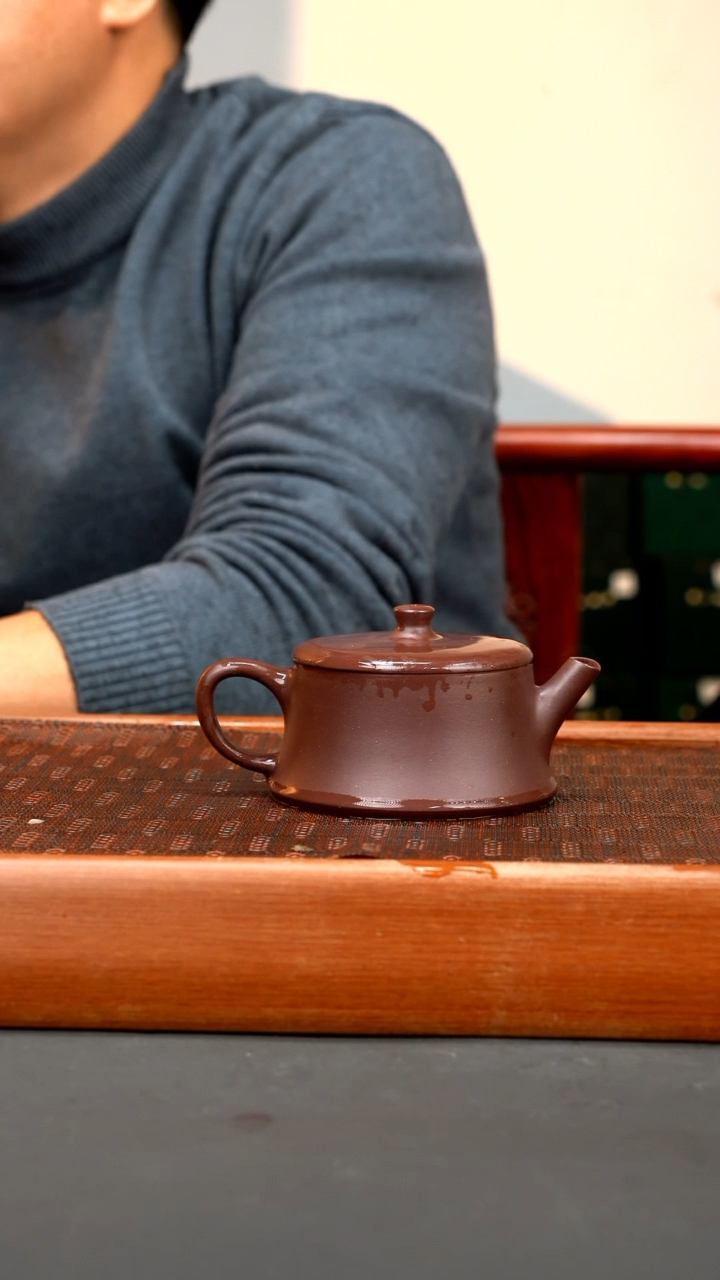 【闪购商品】紫砂茶壶 完美底槽清云柱