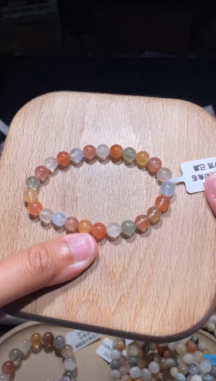 【闪购商品】水晶手链未镶嵌10号多样性发货一C 约7m