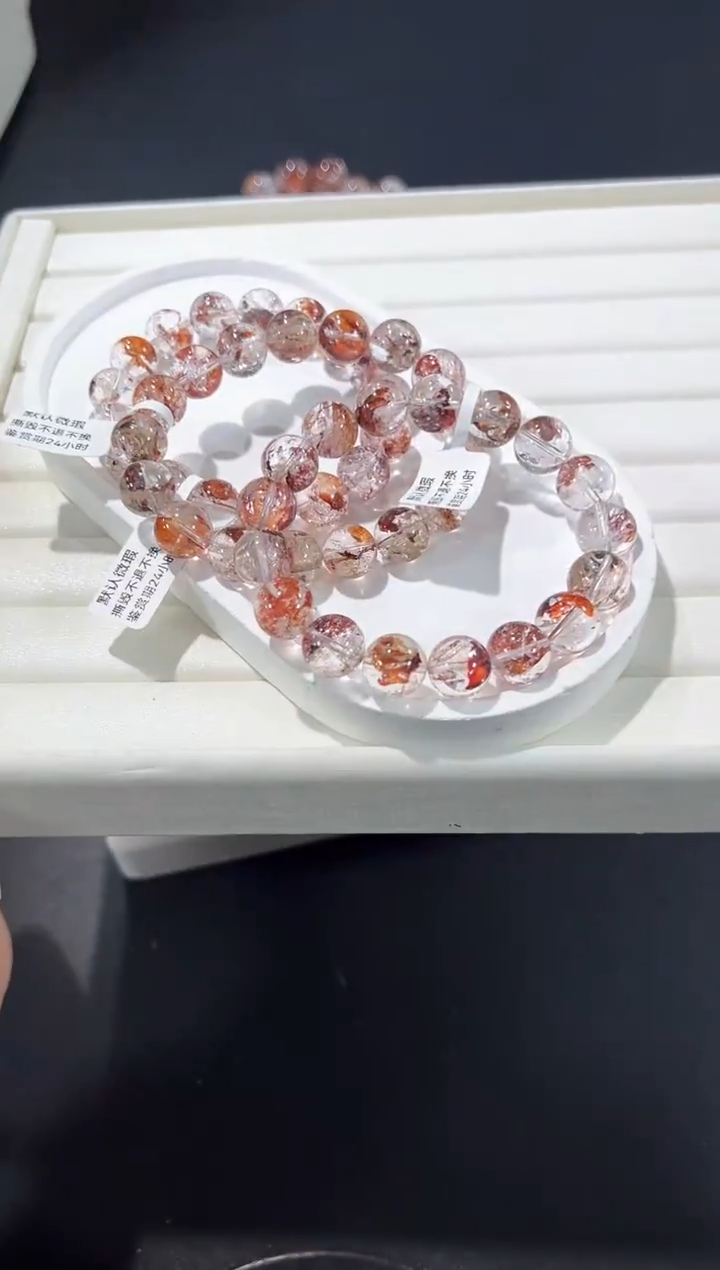 未镶嵌手串水晶77a多样性发其一【1条】默认微瑕12mm