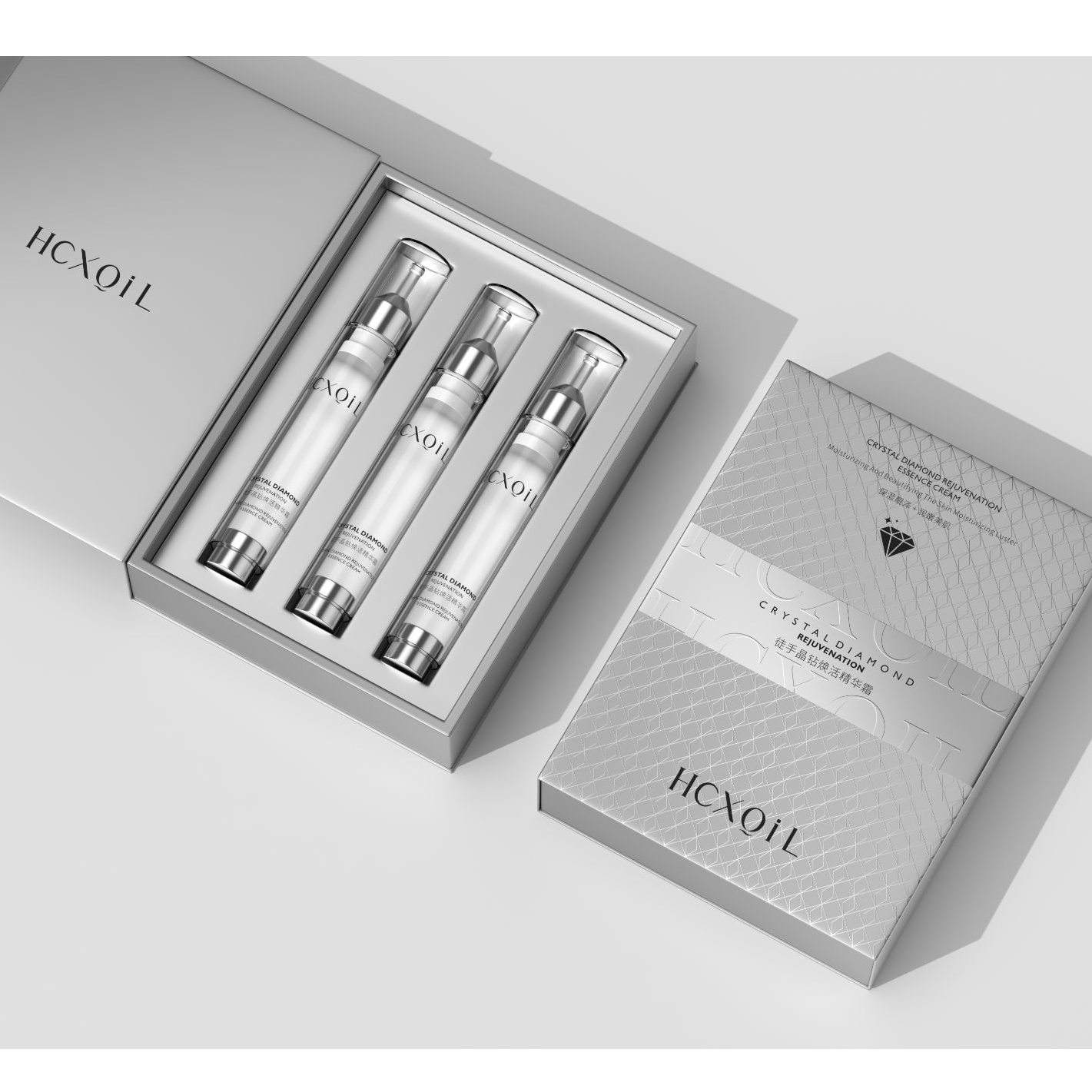 HCXQIL/花草溪徒手晶钻焕活精华霜                            