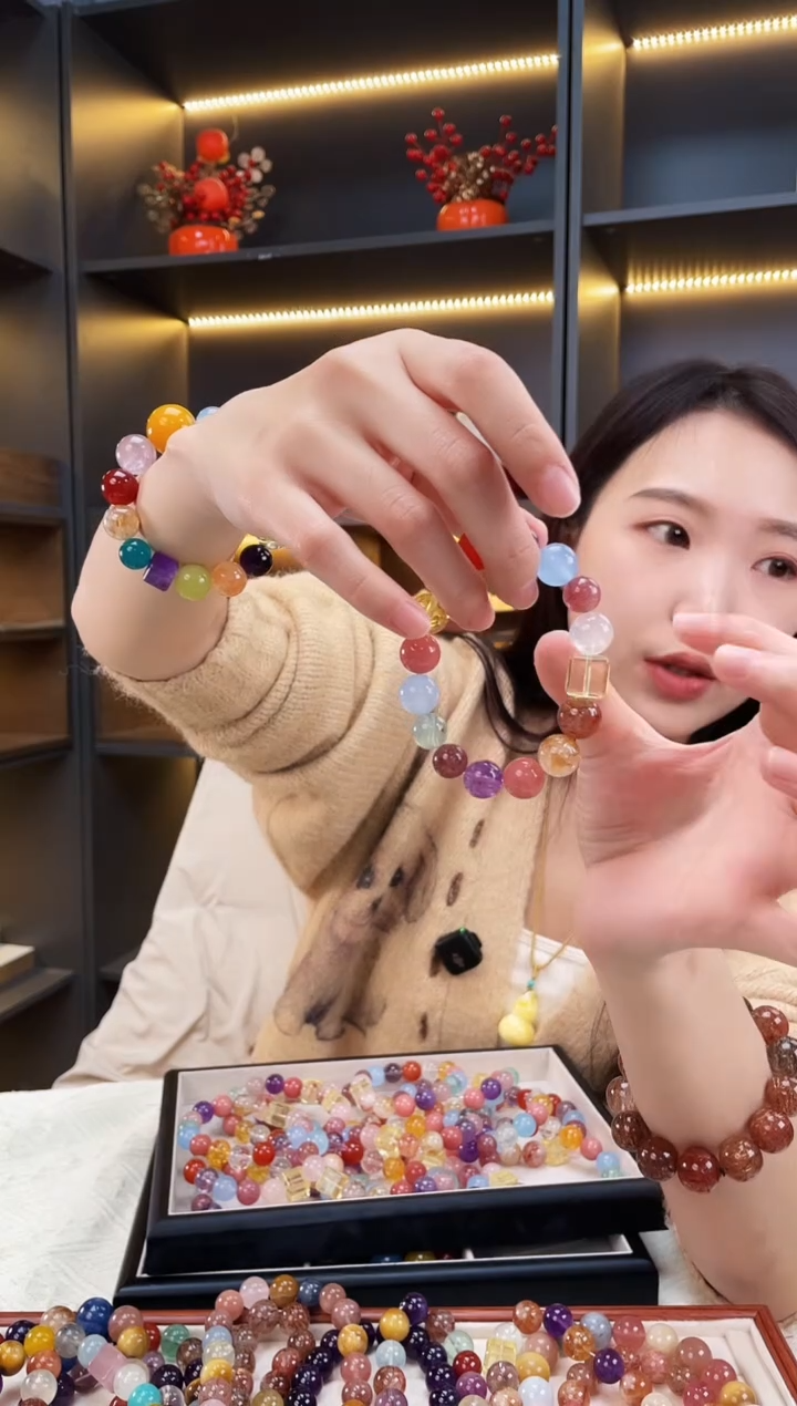 未镶嵌手链水晶汪苏泷同款手串