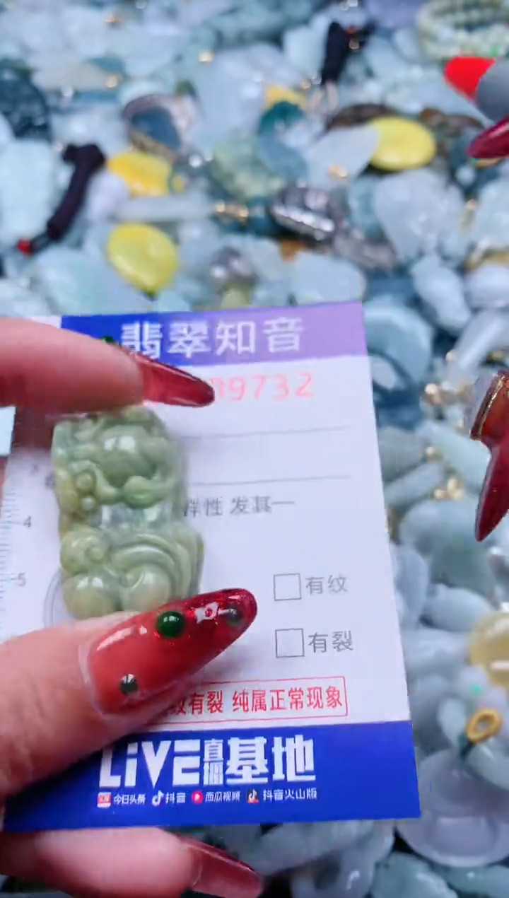 【闪购商品】翡翠吊坠(不含链)未镶嵌9732