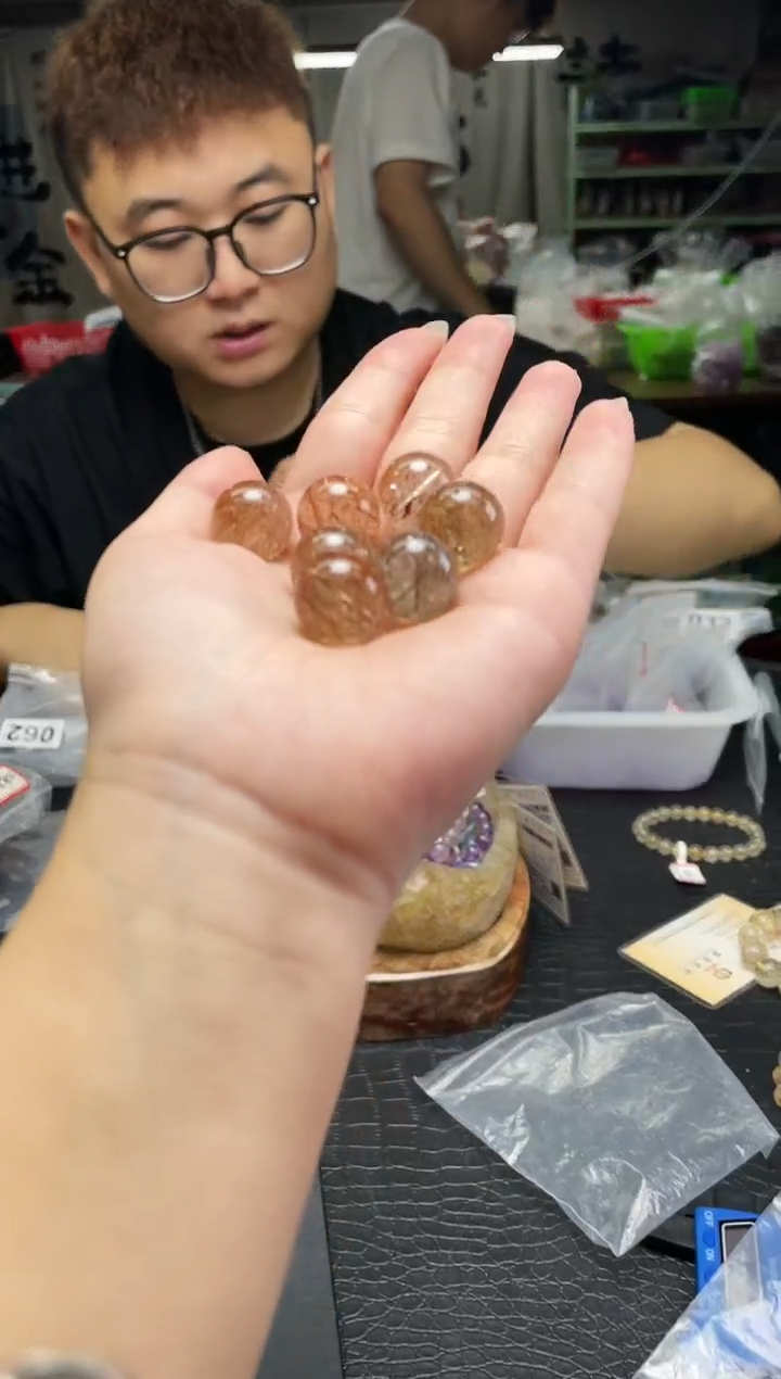 水晶手串未镶嵌单珠032多样性发其一