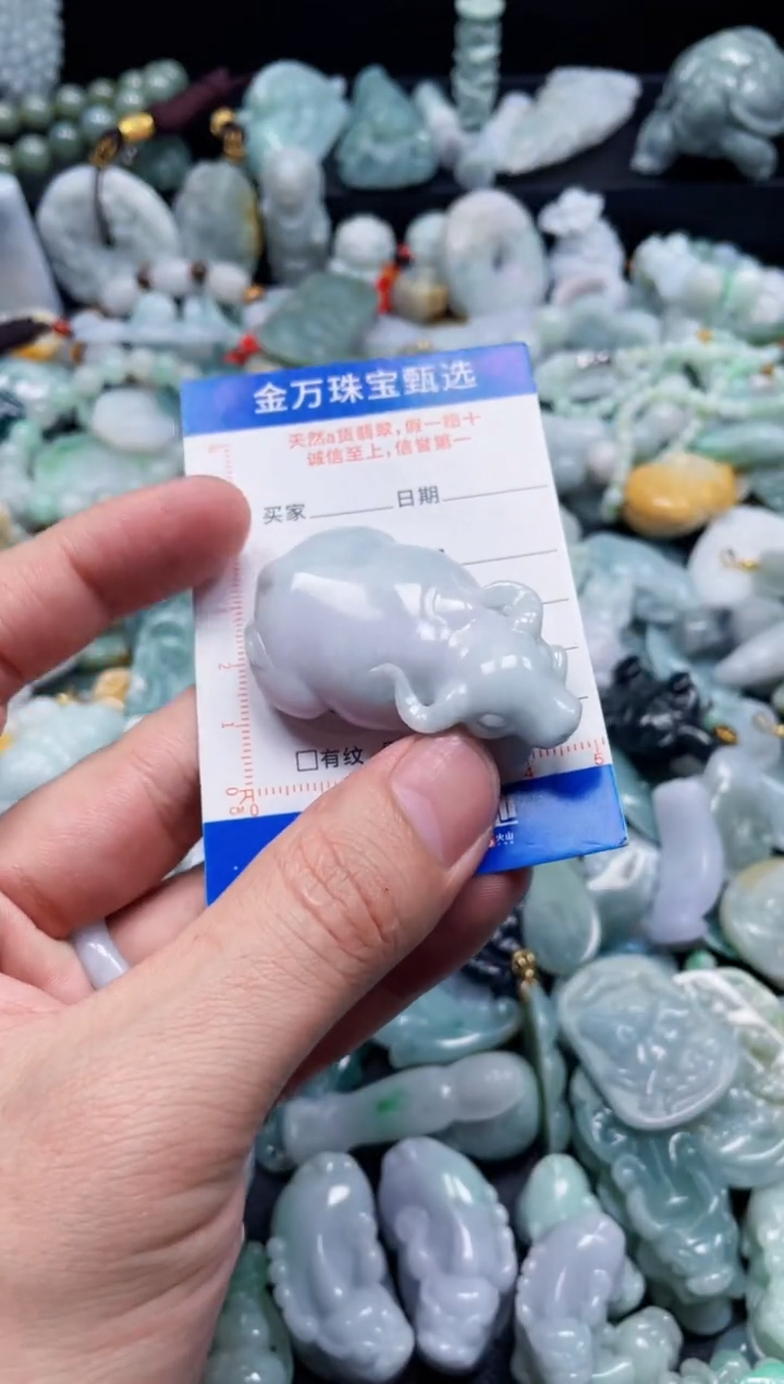 翡翠未镶嵌颈饰天然翡翠a货