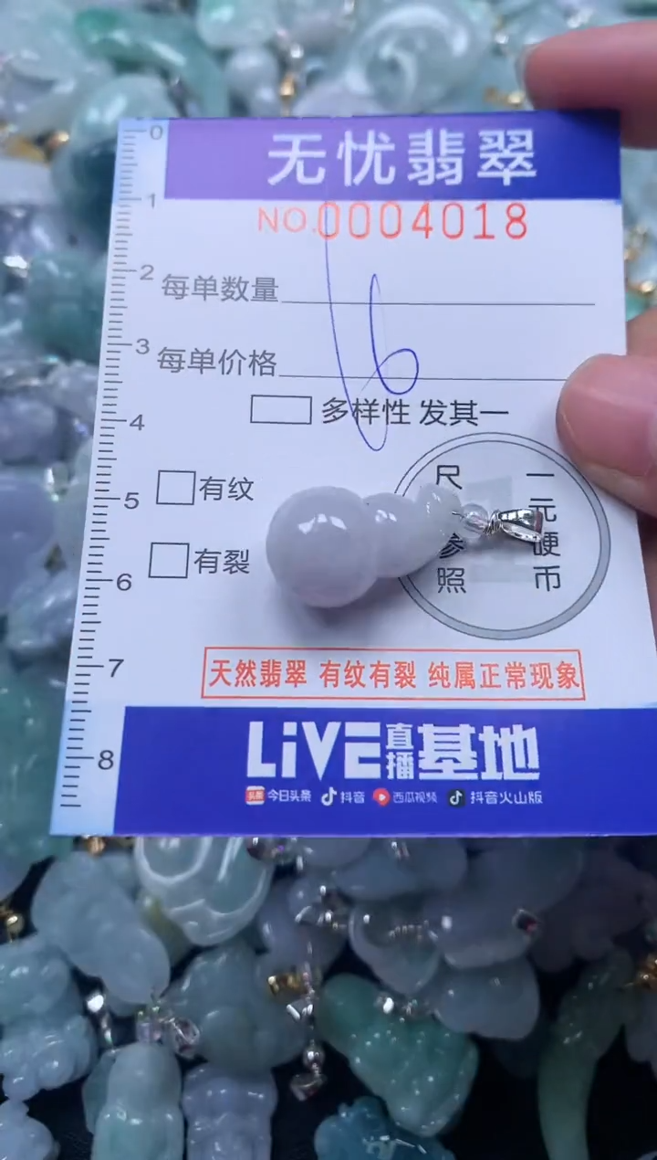 颈饰未镶嵌翡翠4018