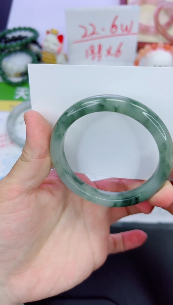 【闪购商品】石英质玉手镯未镶嵌508-57.1