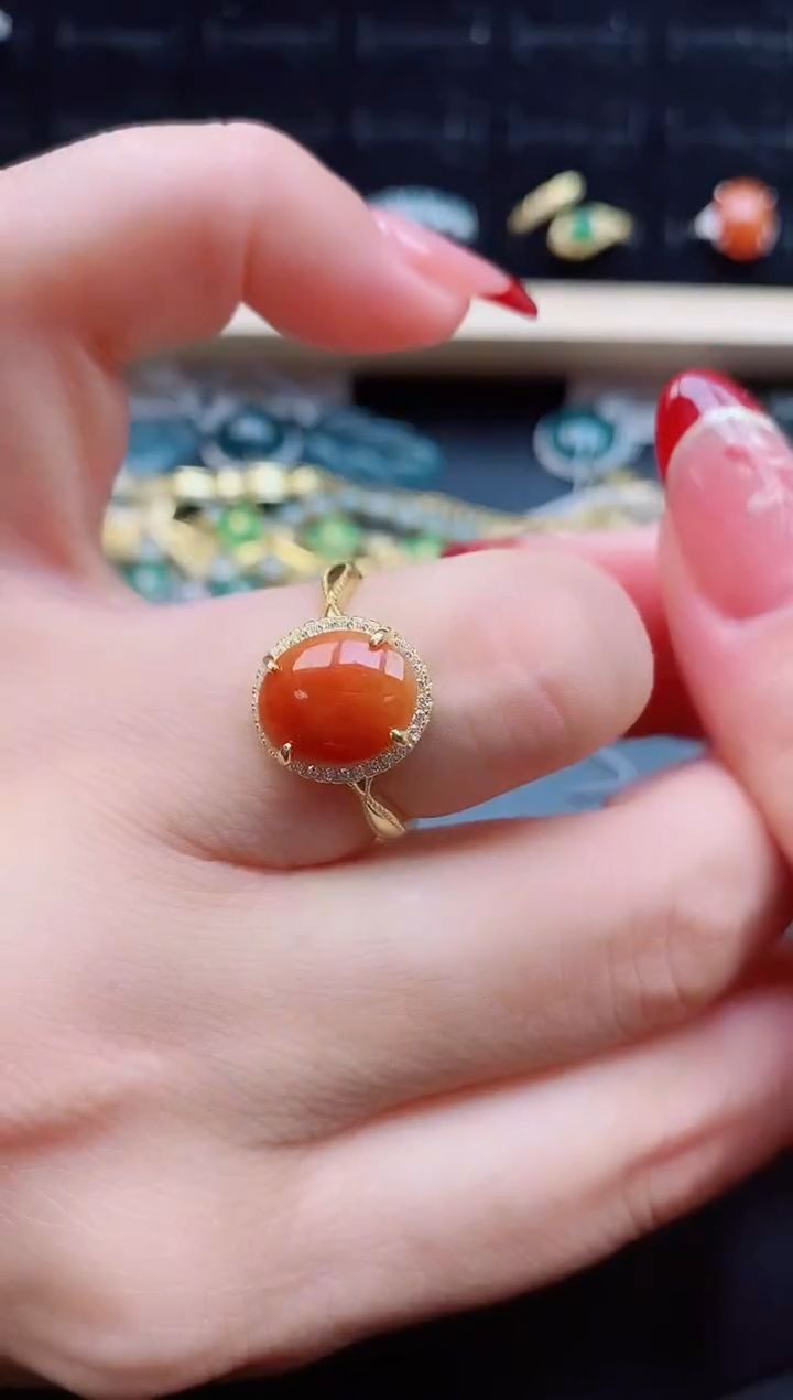 【闪购商品】翡翠戒指银S925镶嵌1212