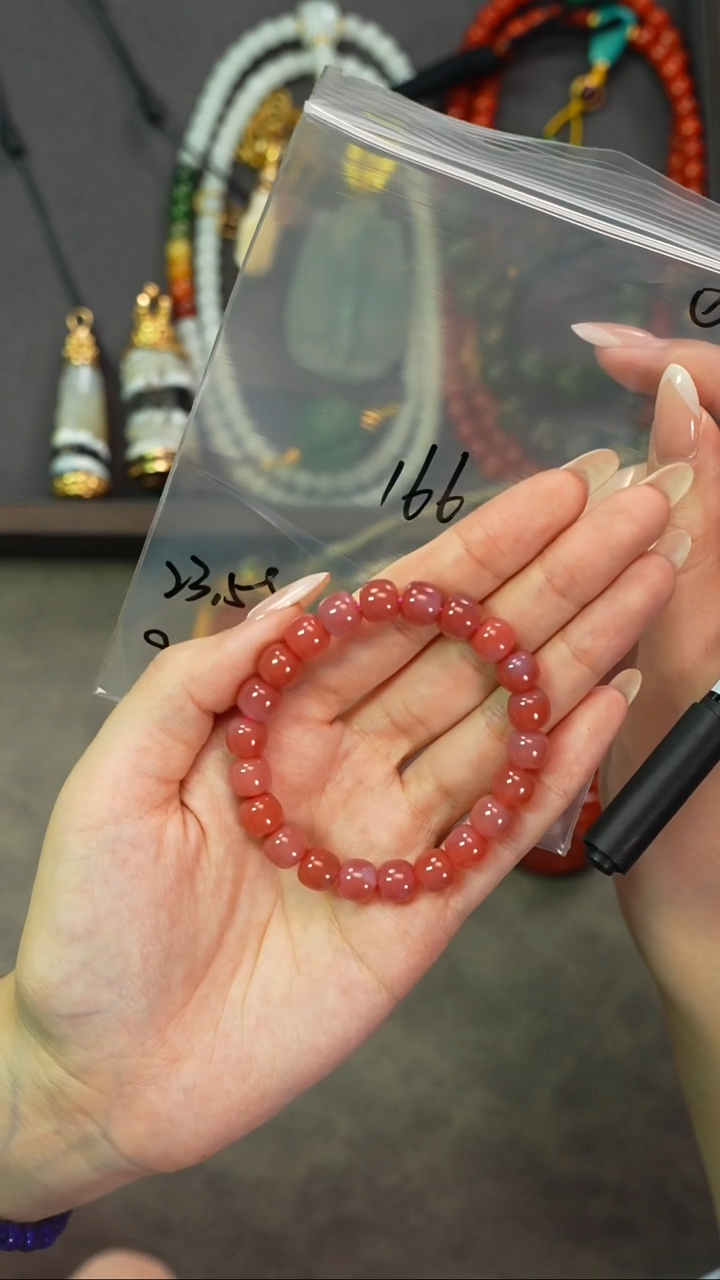 玛瑙/玉髓手串未镶嵌遇见匠心品质回血