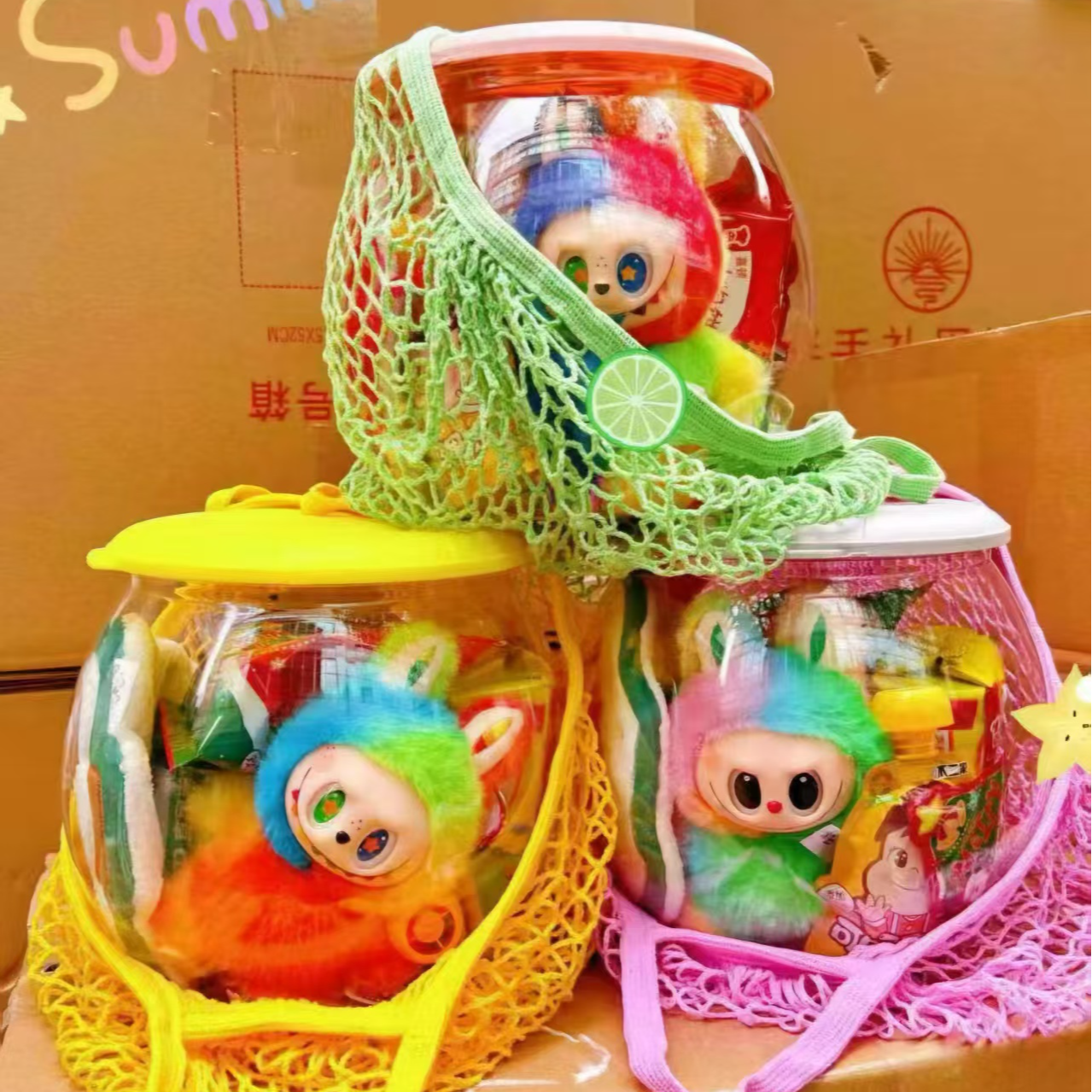 圣诞节平安夜零食墩墩桶颜色（随机出）