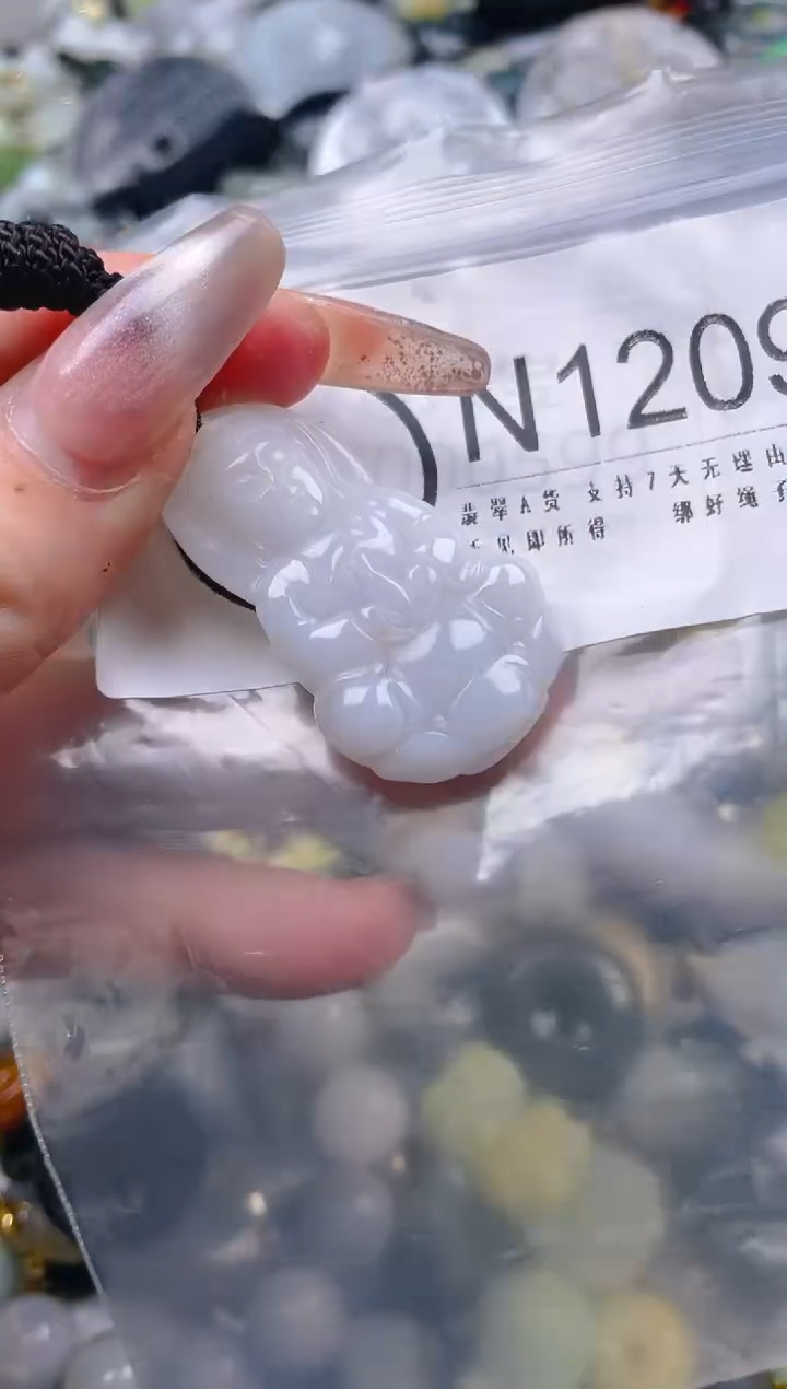 【闪购商品】翡翠颈饰未镶嵌/N/翡翠A货一图一物
