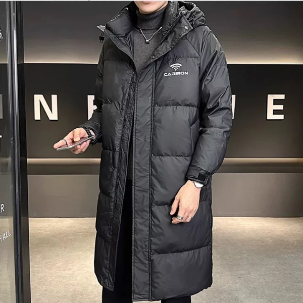 625长款潮牌连帽保暖男士冬季时尚衣服防寒衣